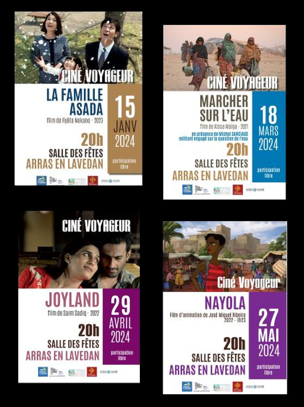 Affiches des films projet&eacute;s par Cin&eacute;-Voyageur &ndash; page 2
