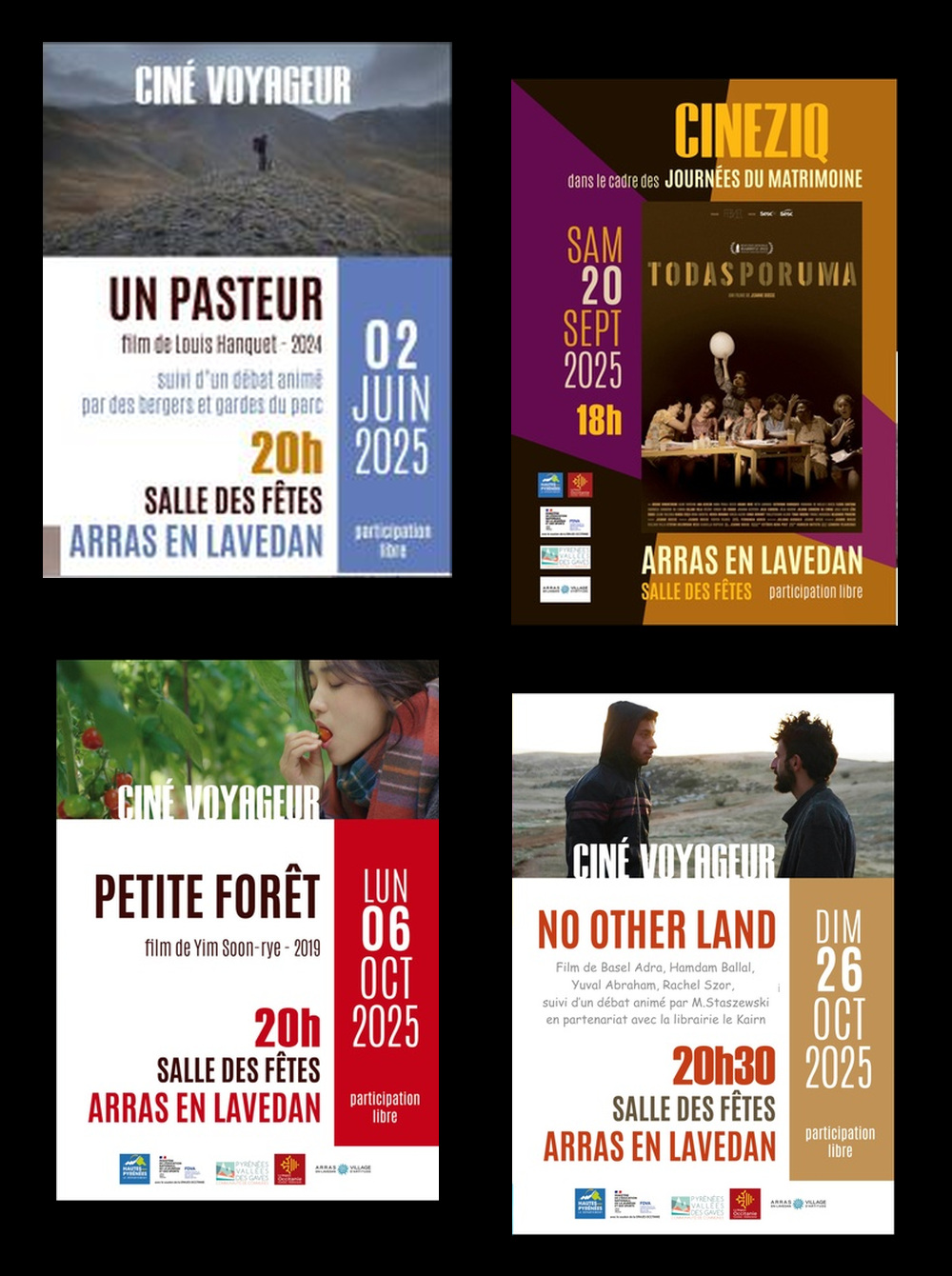 Affiches des films projet&eacute;s par Cin&eacute;-Voyageur &ndash; page 4