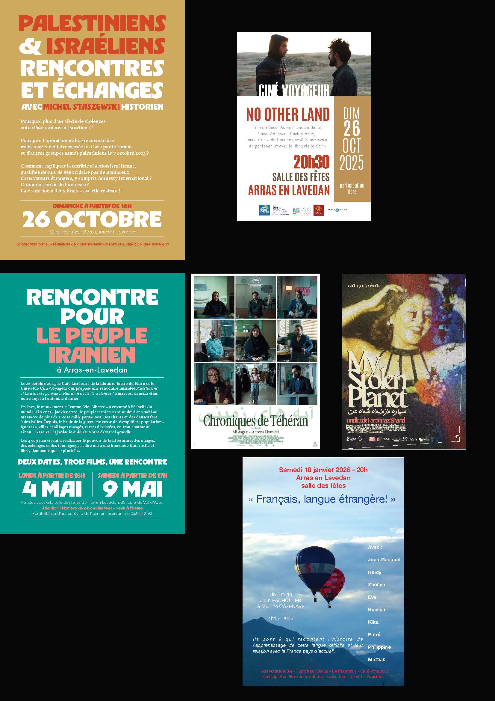 Événement Ciné-Voyageur en partenariat avec Le Kairn
